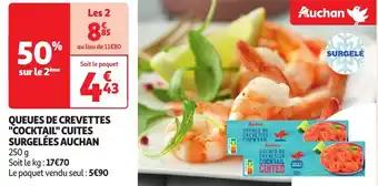 Promotion Exclusives de 3
Crevettes cocktail : Découvrez l'Offre incontournable