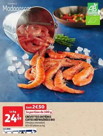 Promotion Exclusives de 3
Crevettes entières cuites : Découvrez l'Offre incontournable