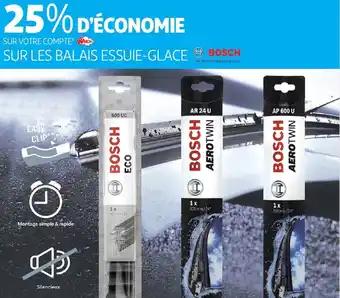 Sur les balais essuie-glace bosch