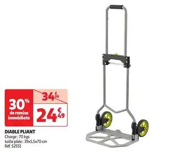 Promotion Exclusives de 2
Diable pliant : Découvrez l'Offre incontournable