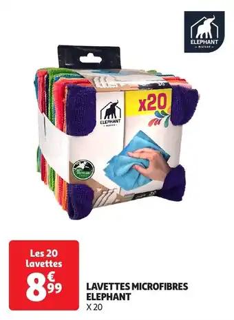 Lavettes microfibres elephant