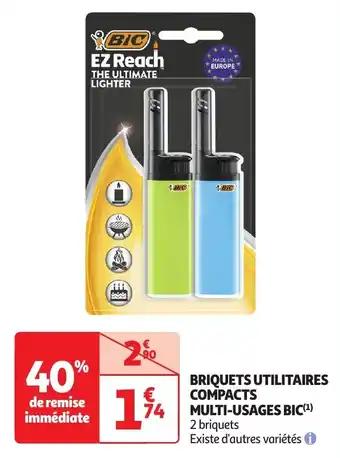 Briquets utilitaires compacts multi-usages bic
