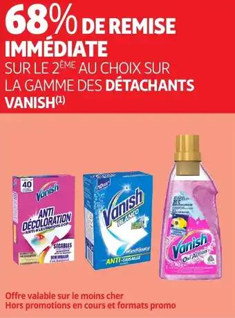 La gamme des détachants vanish