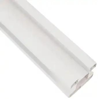 Poteau pvc 3 rainures + 2 profils de finition 240 cm