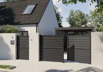 Portail aluminium battant celtis