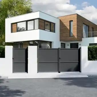 Portail aluminium battant rivera