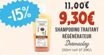 DERMACLAY Shampooing traitant régénérateur 250 ml