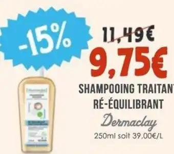 DERMACLAY Shampooing traitant ré-équilibrant 250 ml