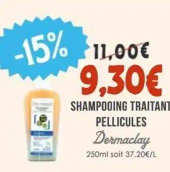DERMACLAY Shampooing traitant pellicules 250 ml