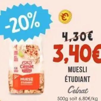 CELNAT Muesli étudiant 500 g