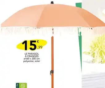 Promotion Exclusives de 41
Le parasol : Découvrez l'Offre incontournable