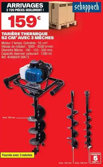 Promotion Exclusives de 45
Scheppach : Découvrez l'Offre incontournable
