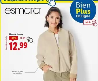 Promotion Exclusives de 4
Blouson femme : Découvrez l'Offre incontournable