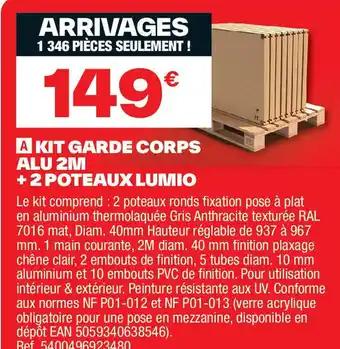 Promotion Exclusives de 1
Garde corps : Découvrez l'Offre incontournable