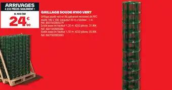 Grillage soude h100 vert