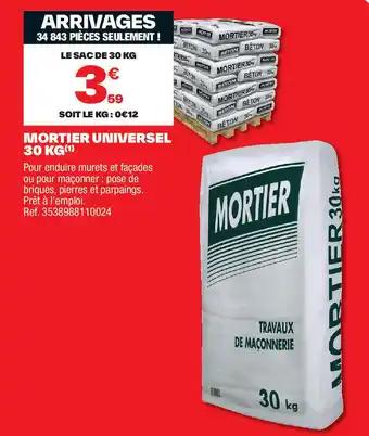 Promotion Exclusives de 11
Mortier : Découvrez l'Offre incontournable