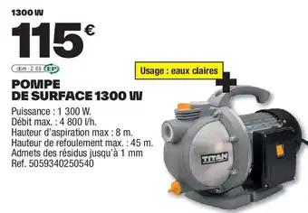 Promotion Exclusives de 5
Pompe de surface : Découvrez l'Offre incontournable