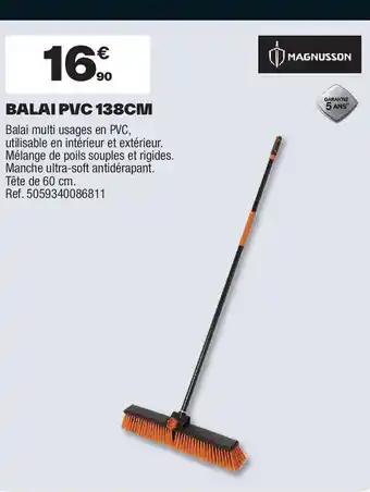MAGNUSSON Balai pvc 138cm