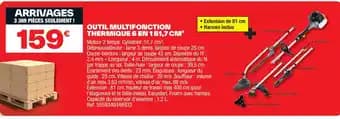 Outil multifonction thermique 6 en 151,7 cm