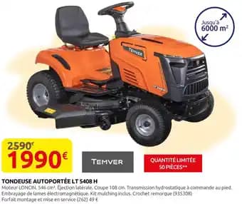Promotion Exclusives de 18
            
        
        Tondeuse autoportee : Découvrez l'Offre incontournable