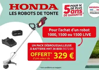 Honda les robots de tonte