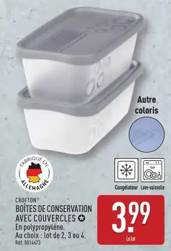 Promotion Exclusives de 16
De conservation : Découvrez l'Offre incontournable