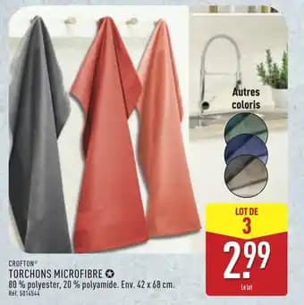 CROFTON® Torchons microfibre