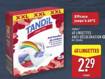 TANDIL® 40 lingettes anti-décoloration