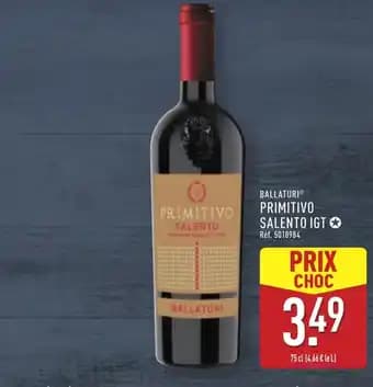 BALLATURI Primitivo salento igt 75 cl