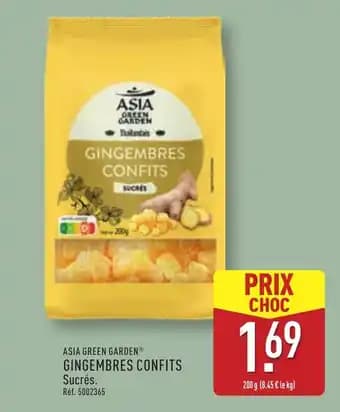ASIA GREEN GARDEN® Gingembres confits 200 g