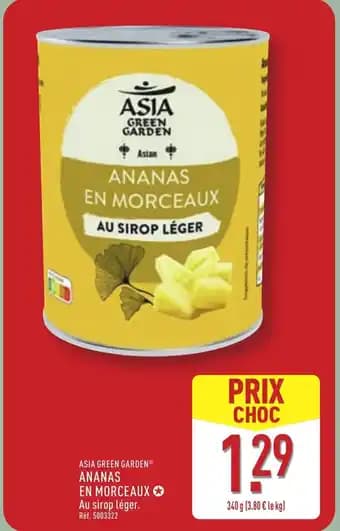 ASIA GREEN GARDEN® Ananas en morceaux 340 g