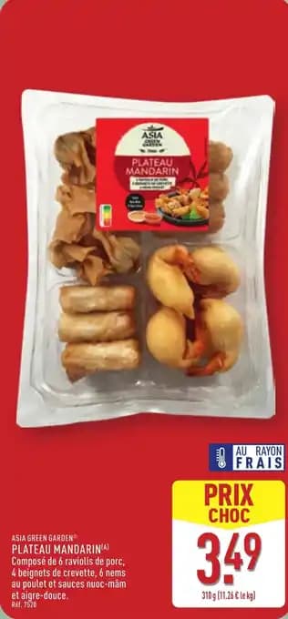 ASIA GREEN GARDEN® Plateau mandarin 310 g