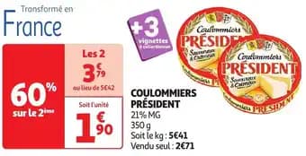 Coulommiers président 350 g