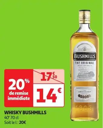 Promotion Exclusives de 8
Bushmills : Découvrez l'Offre incontournable