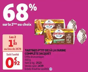 Promotion Exclusives de 5
Jacquet : Découvrez l'Offre incontournable