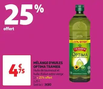 Mélange d'huiles optima tramier 1 l