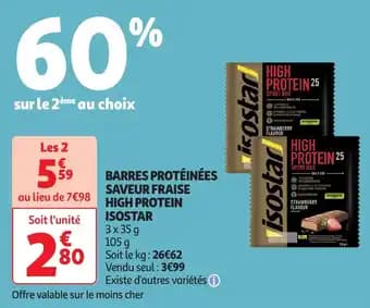 Promotion Exclusives de 1
Protein : Découvrez l'Offre incontournable