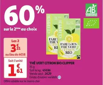 Promotion Exclusives de 2
Citron bio : Découvrez l'Offre incontournable