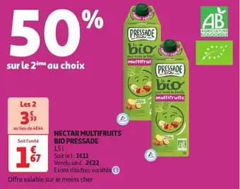 Promotion Exclusives de 1
Pressade : Découvrez l'Offre incontournable