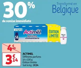 Promotion Exclusives de 3
Actimel : Découvrez l'Offre incontournable