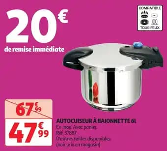 Autocuiseur à baionnette 6 l