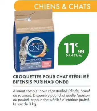 Promotion Exclusives de 15
            
        
        Croquettes chat sterilise : Découvrez l'Offre incontournable