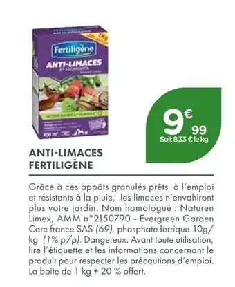 Promotion Exclusives de 2
            
        
        Anti limaces : Découvrez l'Offre incontournable