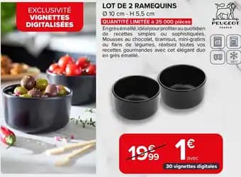 Promotion Exclusives de Ramequins : Découvrez l'Offre incontournable
