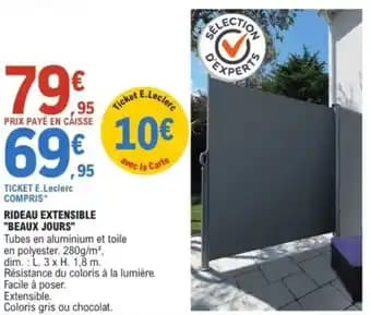 Promotion Exclusives de 23
Rideau : Découvrez l'Offre incontournable