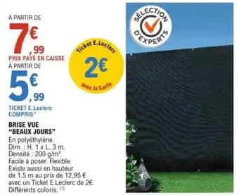 Promotion Exclusives de 36
Vue : Découvrez l'Offre incontournable