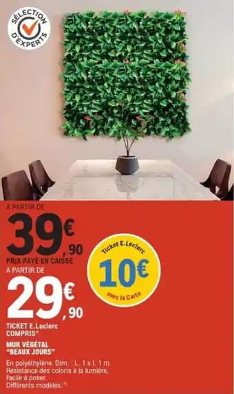 Promotion Exclusives de 16
Mur : Découvrez l'Offre incontournable