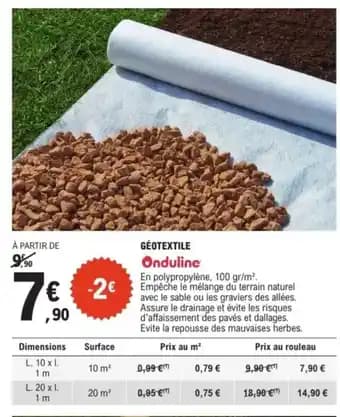 Promotion Exclusives de 1
Onduline : Découvrez l'Offre incontournable