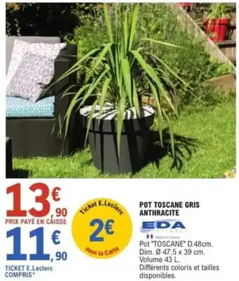 Promotion Exclusives de 8
Pot toscane : Découvrez l'Offre incontournable