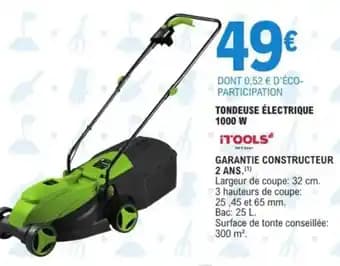 ¡TOOLS Tondeuse électrique